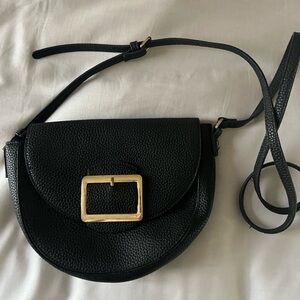 Black cross body purse
